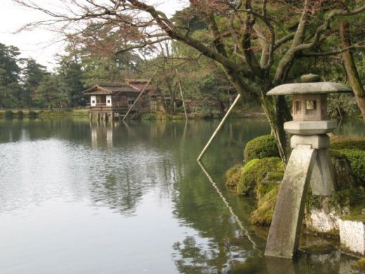 lanterne de pierre kanazawa jardin japonais 