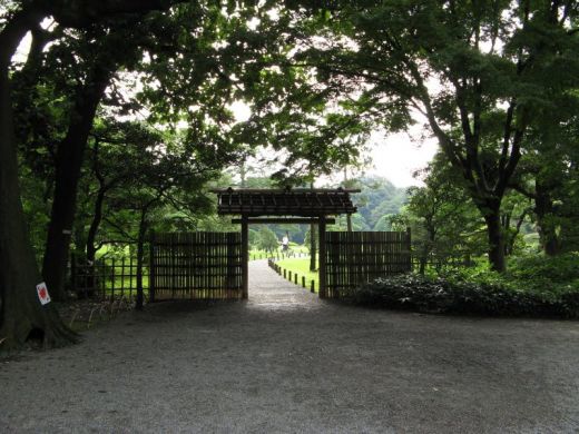 portail de jardin japonais